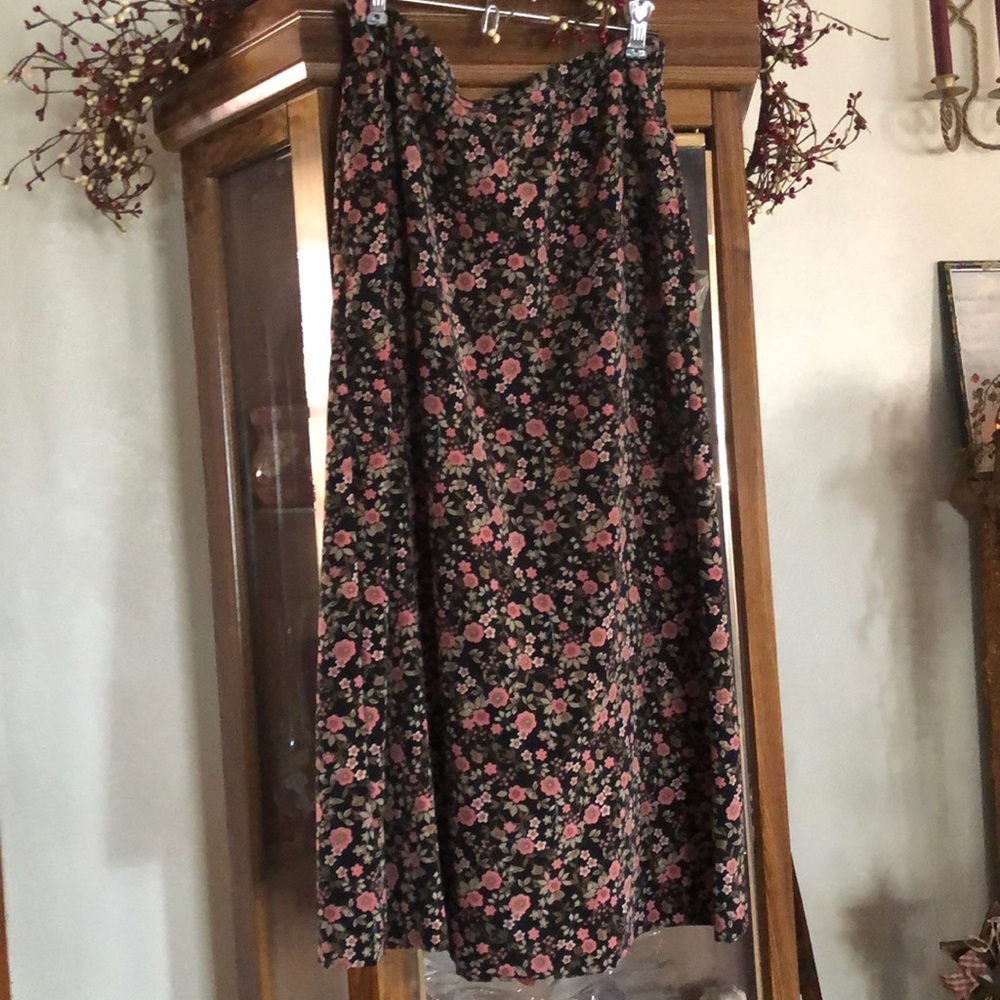 Beautiful flower print skirt
